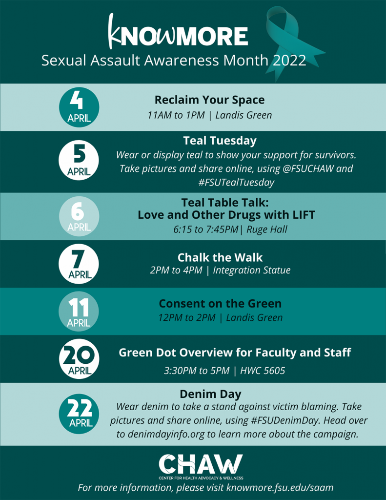 kNOw MORE Sexual Assault Awareness Month 2022